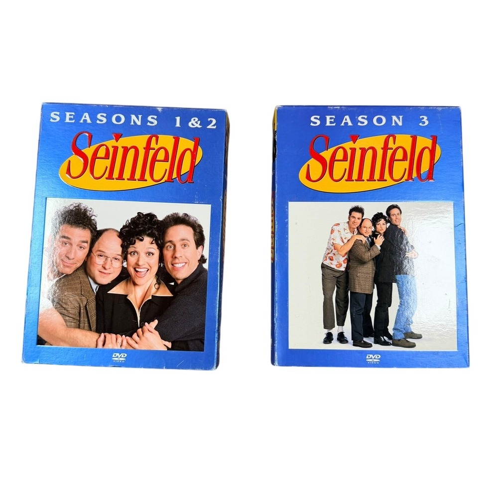 Seinfeld Seasons 1 2 3 DVD‎ Multi Blue Box Set Comedy TV Show Collection